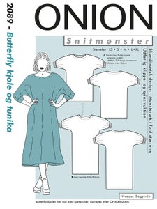 ONION kaava 2089 perhos mekko ja tunika