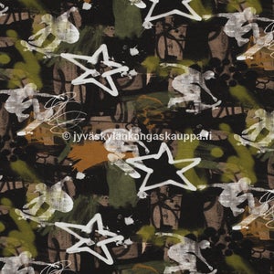 Joustocollege Graffiti Army Green