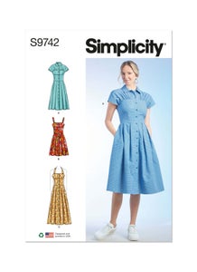 Simplicity kaava S9742 Misses Dresses