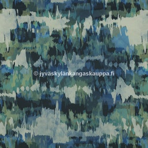 Softshell kangas Abstrakti Sininen