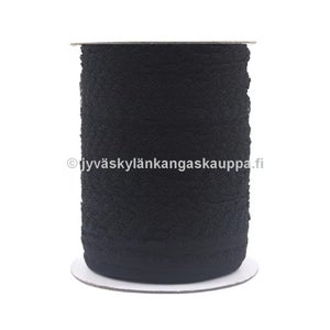 Reunapitsikuminauha 1cm BLACK