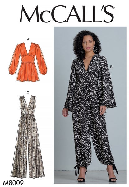 McCALL&acute;s kaava M8009 Romper and Jumpsuit