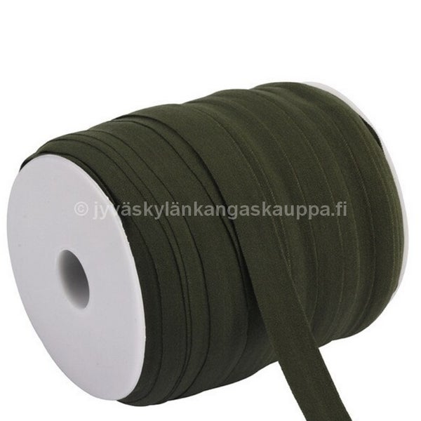 Kanttauskuminauha 15mm ARMY GREEN matta
